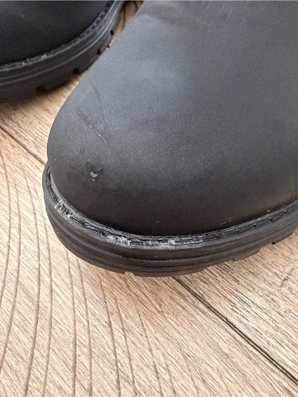 POLAR Black Quilted Lace-Up Zipper Winter Boots